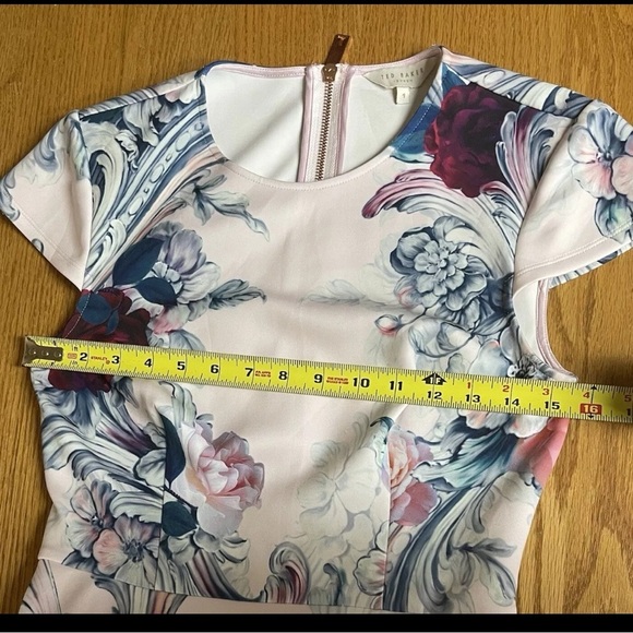 Ted Baker Fit And Flare Floral Dress US Size 2-4 - Picture 7 of 9